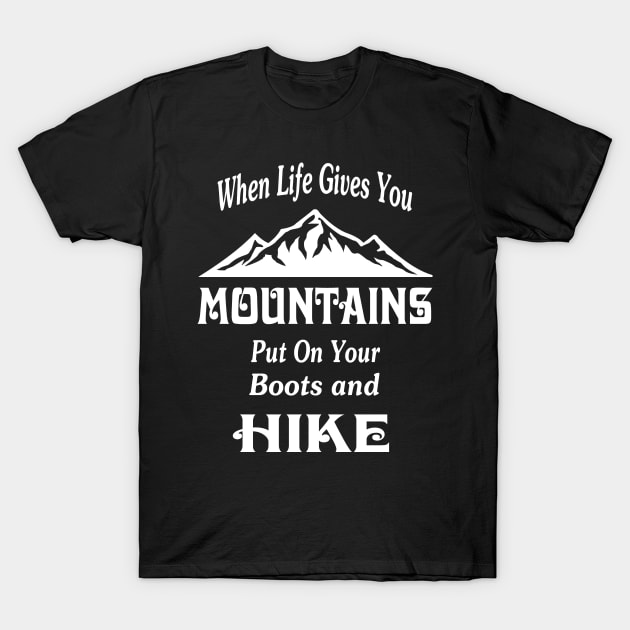 hiking T-Shirt by khalid12